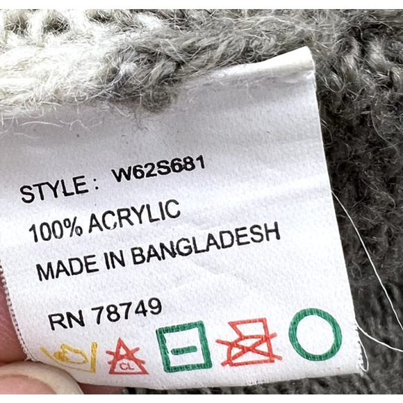 Wet Seal Tan Cream Striped Long Cardigan Sweater - Picture 7 of 7